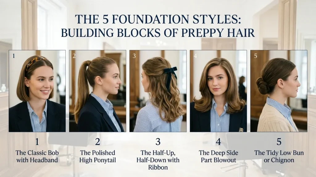 Preppy Hairstyles: 35 Iconic Looks From Headbands to Braids
