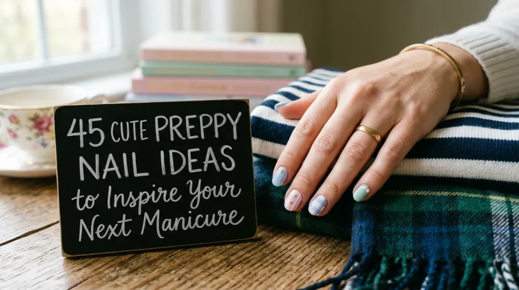 Cute Preppy Nails: 45 Nail Ideas You Need to Try Right Now