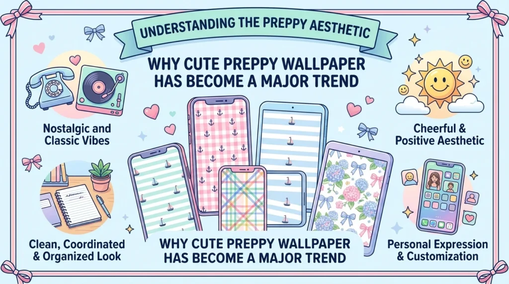 Cute Preppy Wallpaper: 60+ Adorable Phone & Desktop Backgrounds