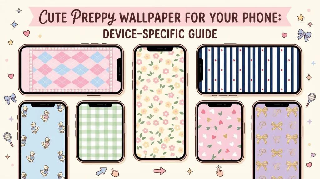 Cute Preppy Wallpaper: 60+ Adorable Phone & Desktop Backgrounds