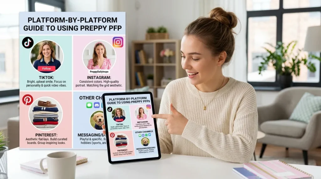 Preppy Profile Pictures: Aesthetic PFPs for Instagram, TikTok & Discord