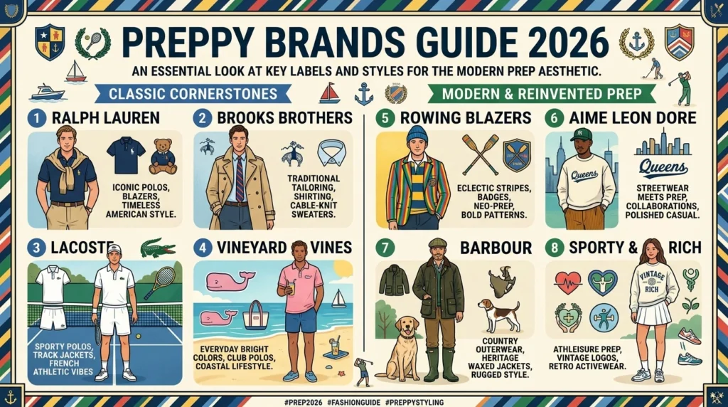 Preppy Brands Guide