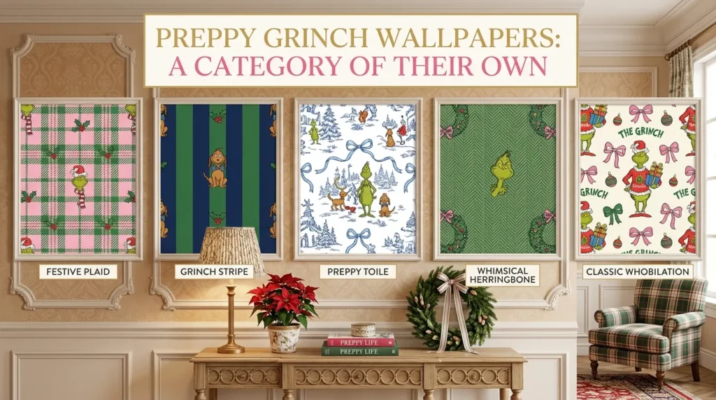 Preppy Grinch: Preppy Grinch Wallpapers, Memes & Holiday Aesthetics