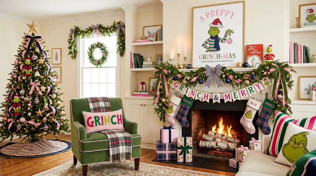 Preppy Grinch: Preppy Grinch Wallpapers, Memes & Holiday Aesthetics
