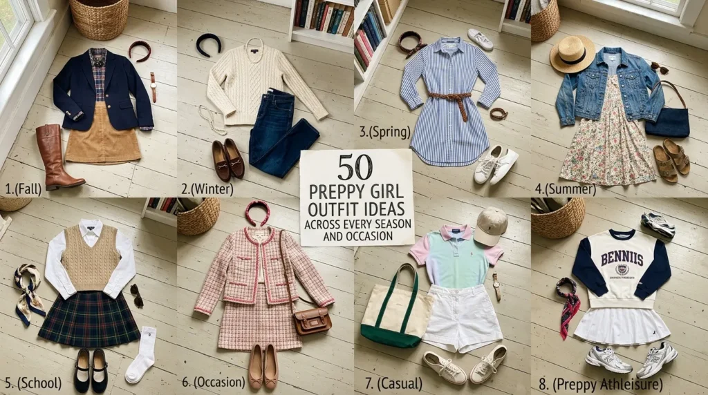 Preppy Girl Outfits: 50 Looks That Define the Preppy Girl Aesthetic