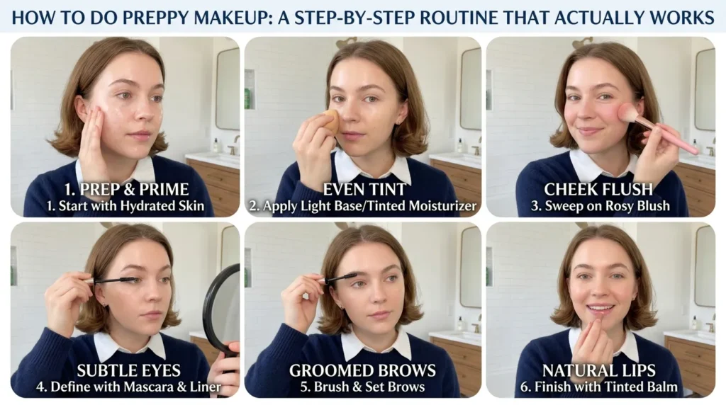 Preppy Makeup Tutorial: Get the Perfect Preppy Girl Beauty Look