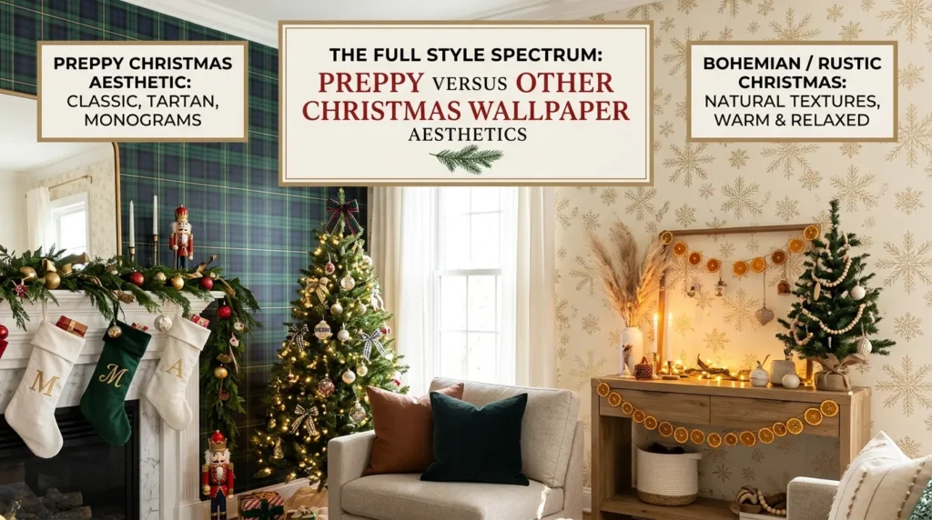 Preppy Christmas Wallpaper: 70+ Festive Preppy Holiday Backgrounds