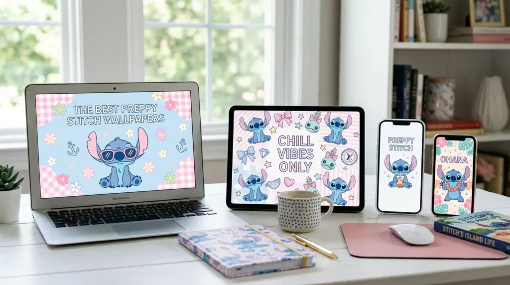 Preppy Stitch: The Cutest Preppy Stitch Designs, Wallpapers & Merch