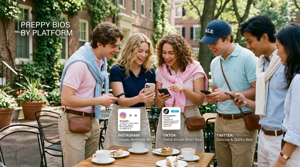Preppy Bios & Captions: Best Instagram, TikTok & Social Media Bios