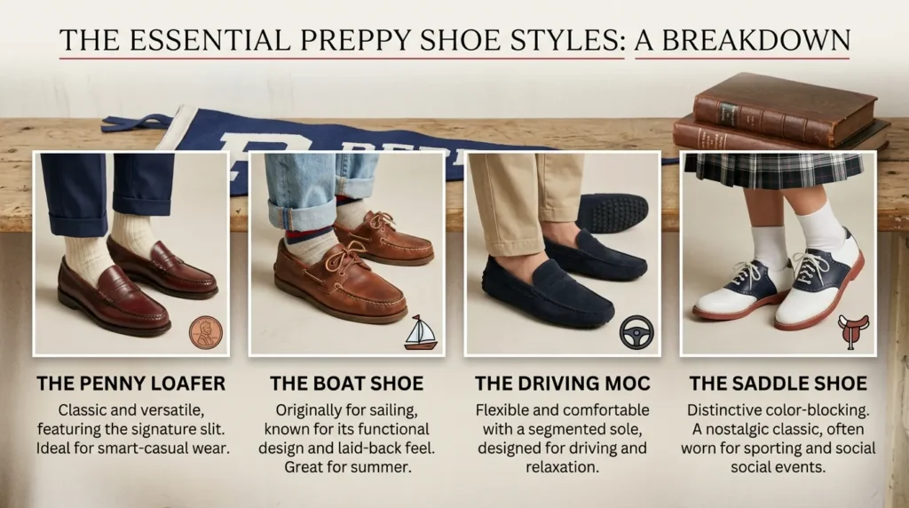 Preppy Shoes: The Definitive Guide to Footwear for a Preppy Look