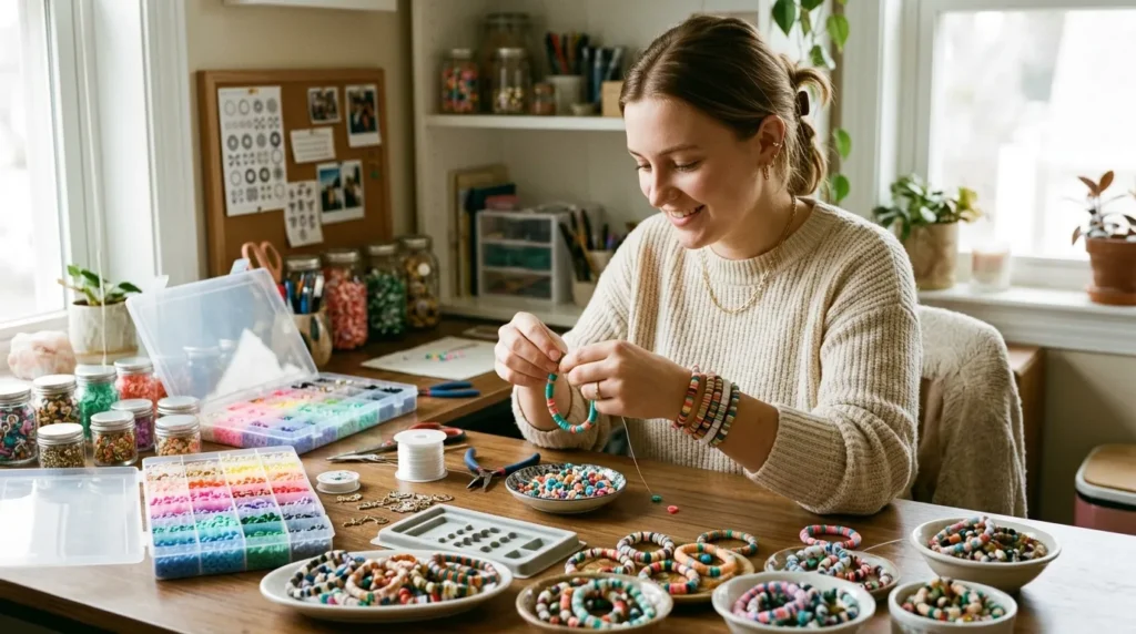 Preppy Clay Bead Bracelet Ideas: 30 Patterns to Make Right Now
