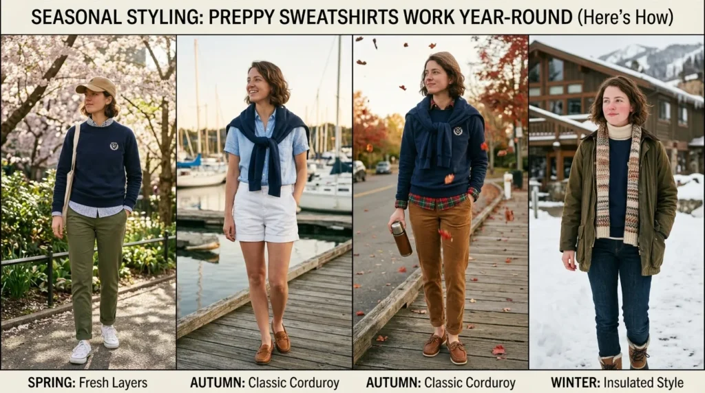 Preppy Sweatshirts & Hoodies: Cozy Preppy Picks for Every Season