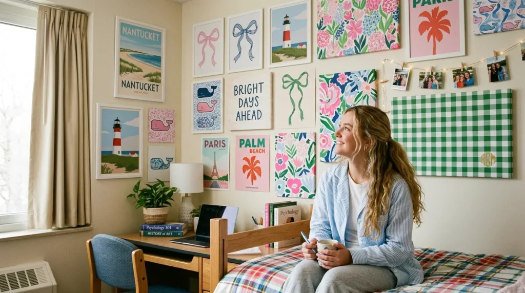 Preppy Posters: Best Wall Art Ideas for a Preppy Bedroom or Dorm