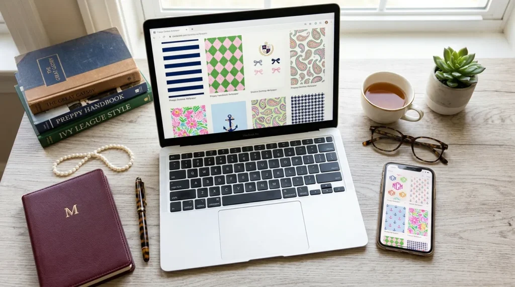 Preppy Wallpaper for Computer & Desktop: Best Backgrounds for PC/Mac