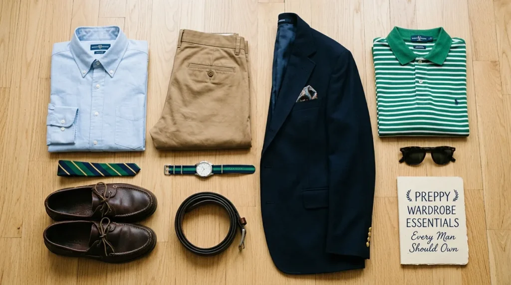 Preppy Men's Style Guide: How to Dress Preppy as a Guy in 2026