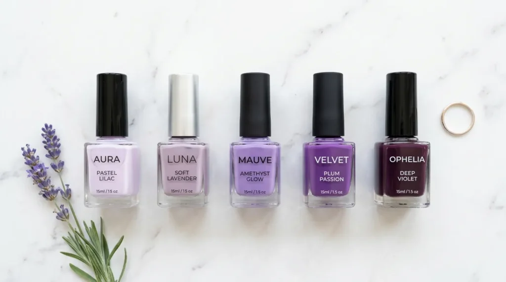 Best lavender nail polish shades for 2026 manicure.