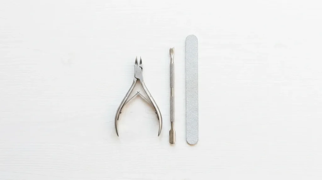 How to do lavender nails at home — tools and products needed.