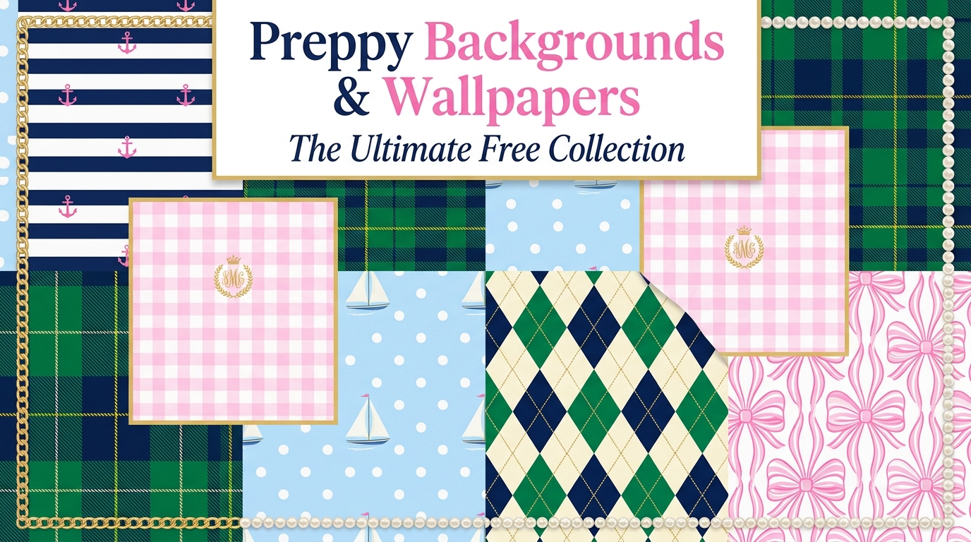 Preppy Backgrounds & Wallpapers: The Ultimate Free Collection