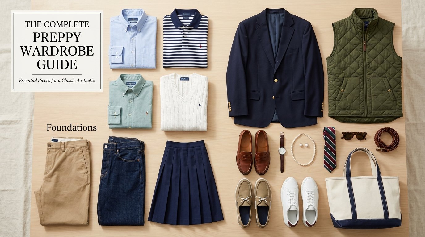 Preppy Clothes: The Complete Guide to Building a Preppy Wardrobe