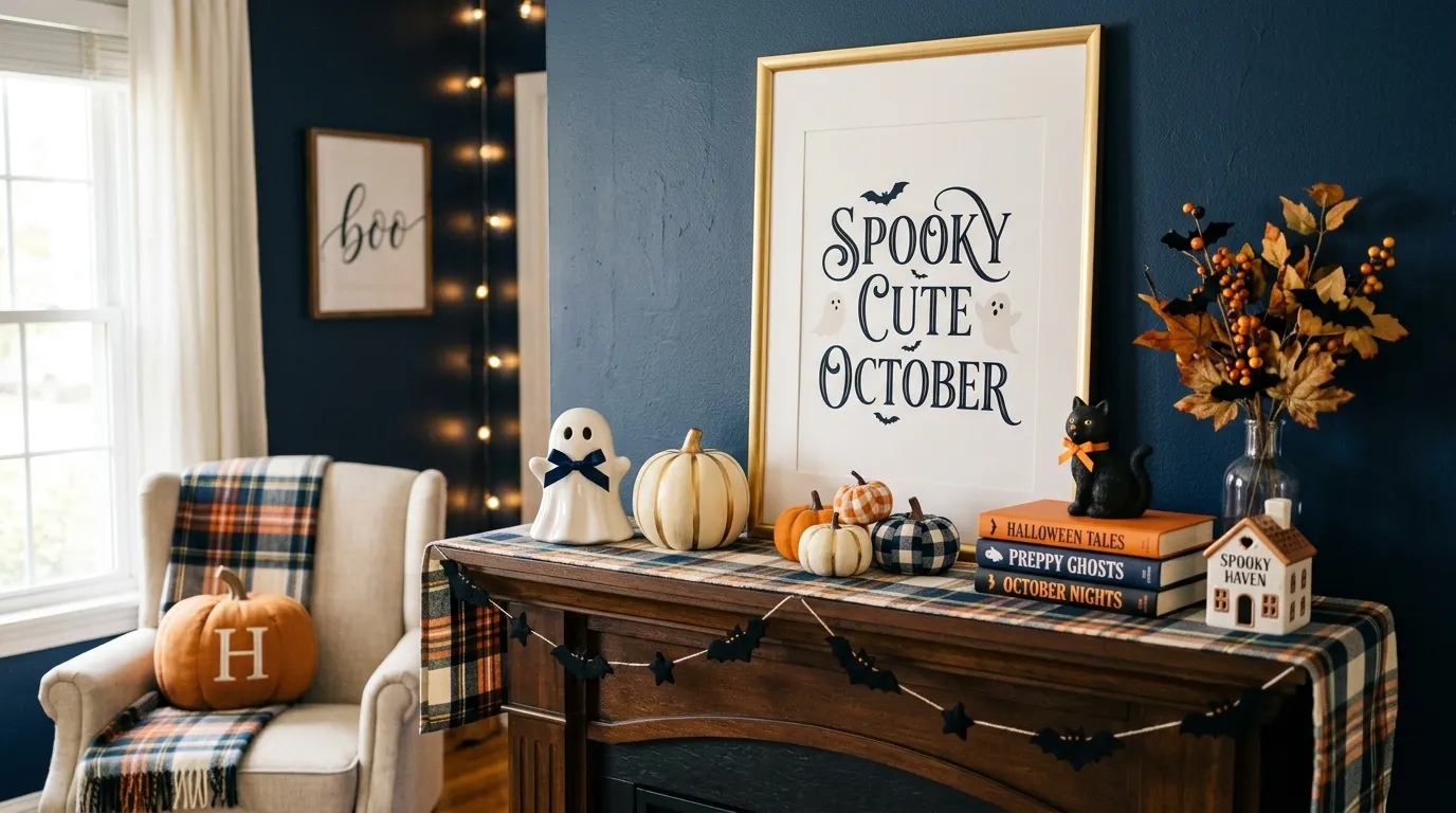 Preppy Halloween Wallpaper: Spooky-Cute Backgrounds for October