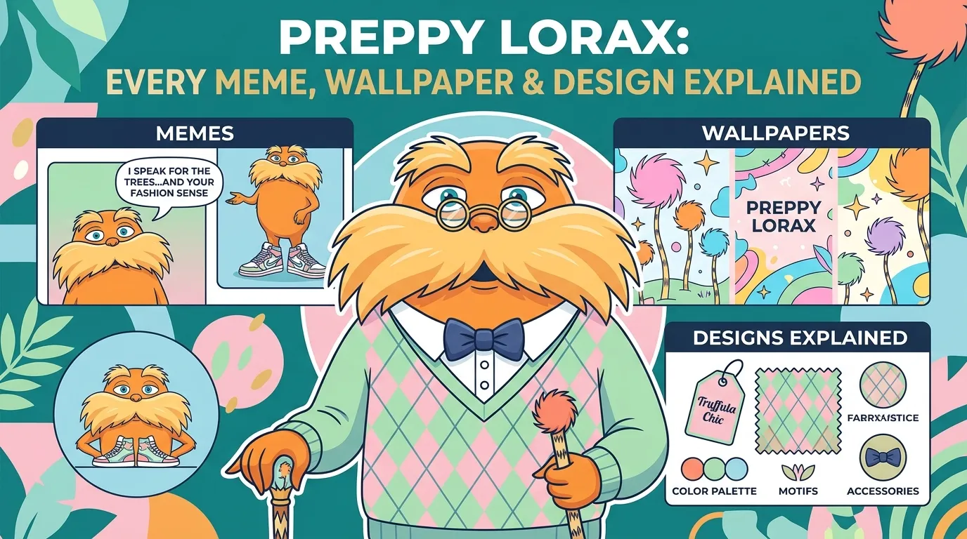 Preppy Lorax: Every Preppy Lorax Meme, Wallpaper & Design Explained