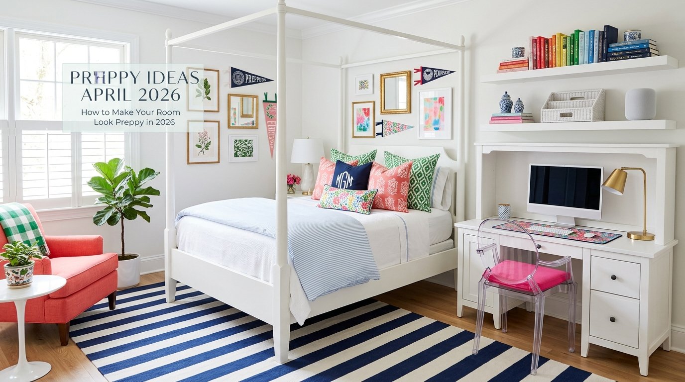 Preppy Room Ideas April 2026: How to Make Your Room Look Preppy in 2026