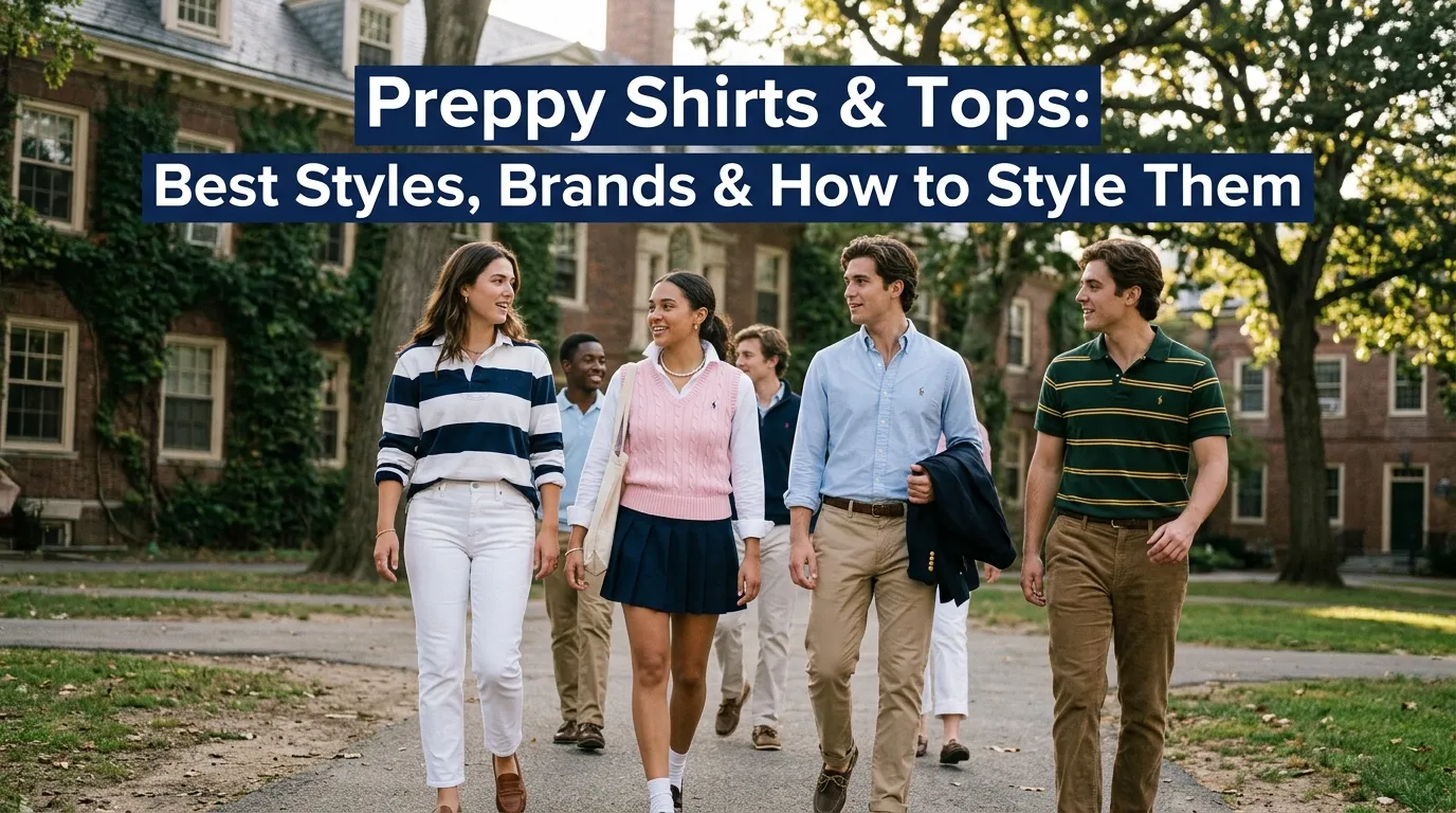 Preppy Shirts & Tops: Best Styles, Brands & How to Style Them