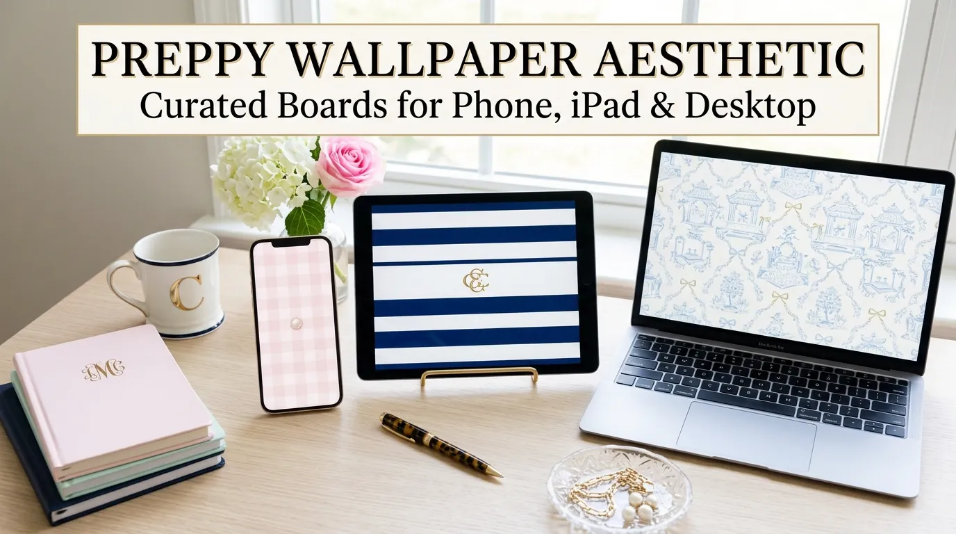 preppy wallpaper aesthetic