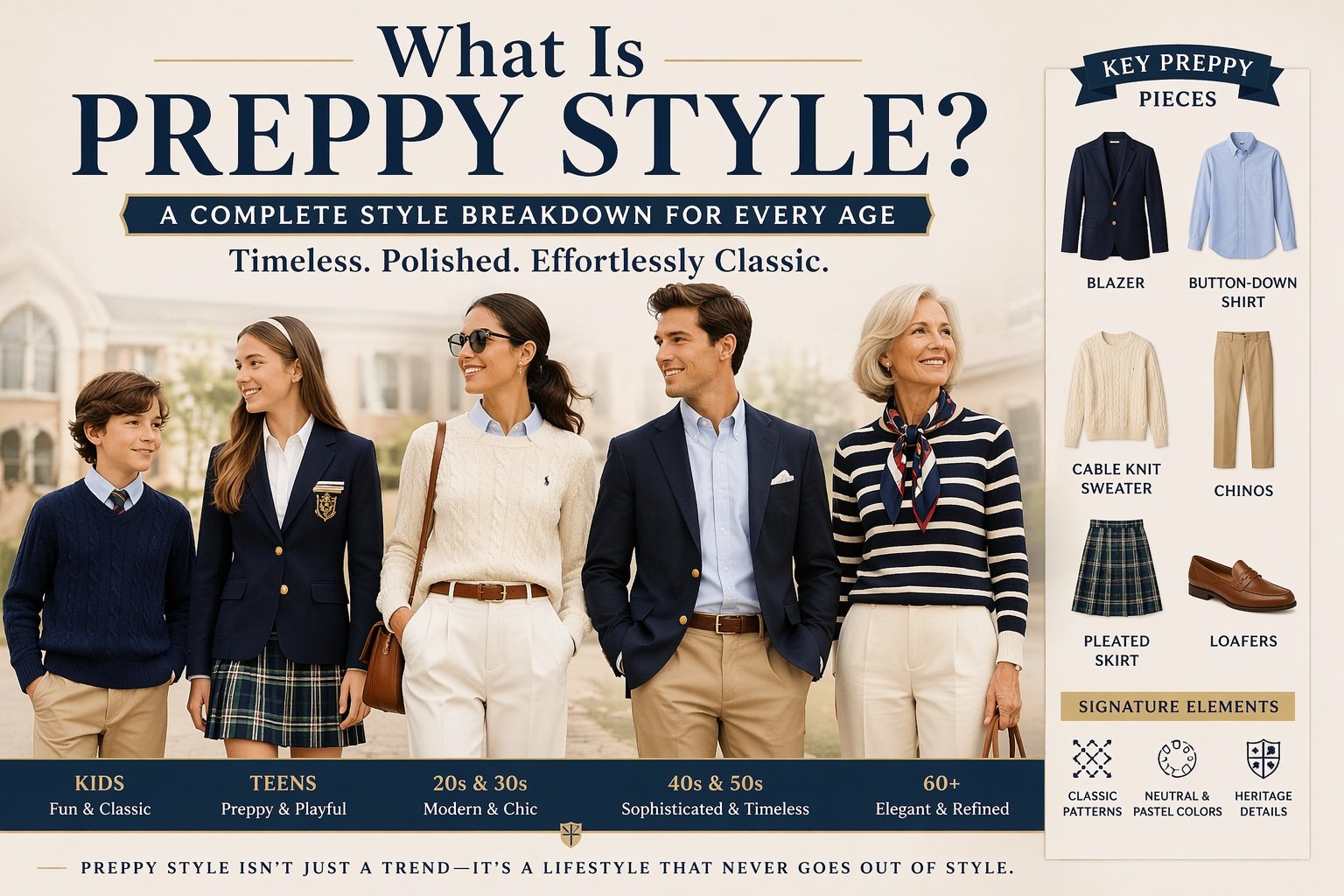 what is preppy style