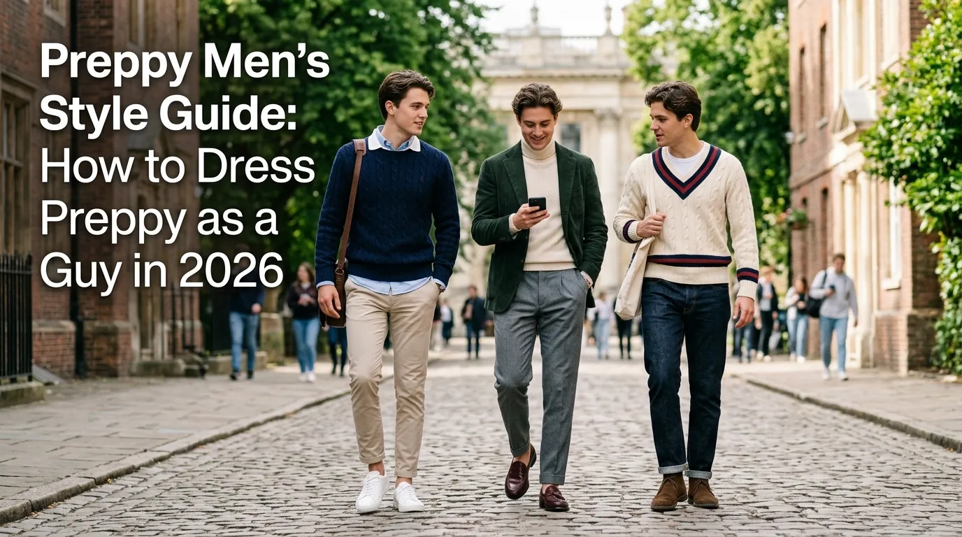 Preppy Men's Style Guide: How to Dress Preppy as a Guy in 2026