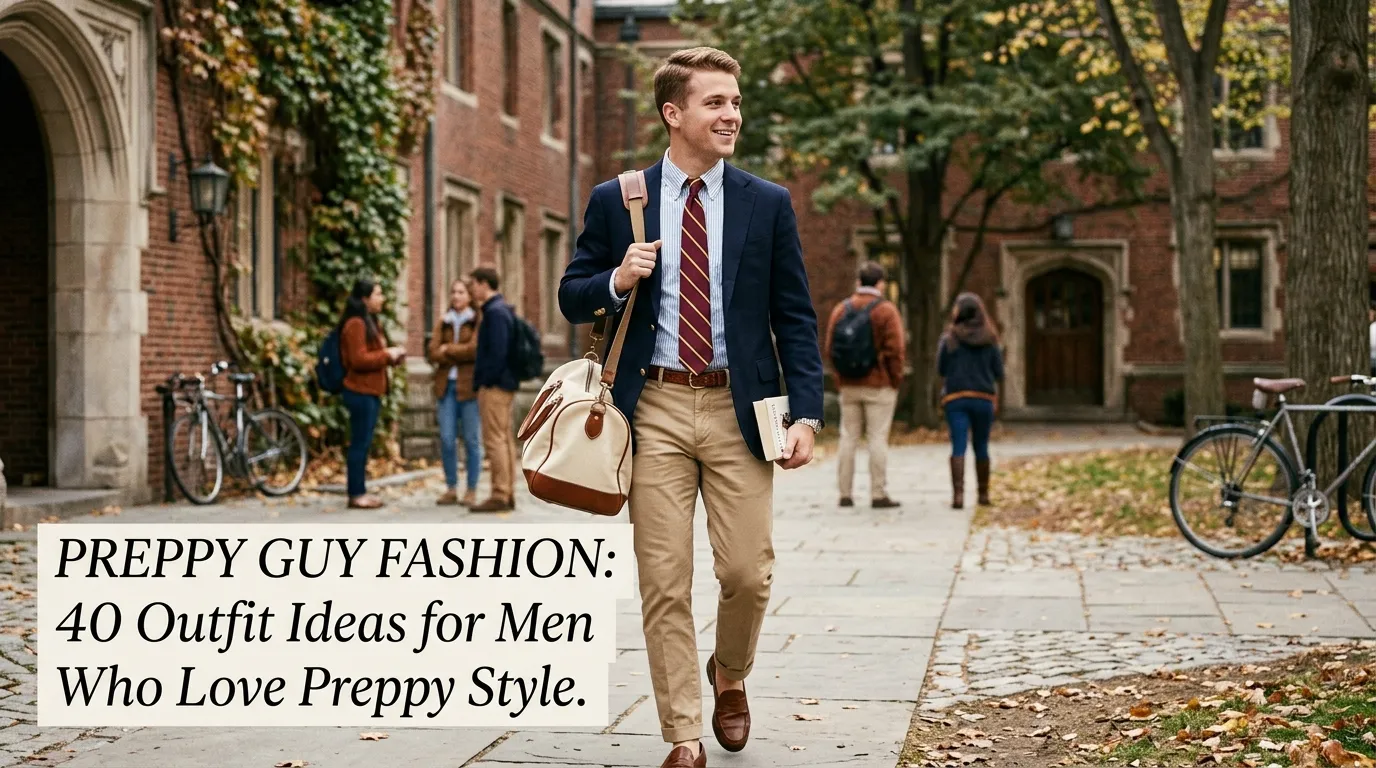 Preppy Guy Fashion: 40 Outfit Ideas for Men Who Love Preppy Style