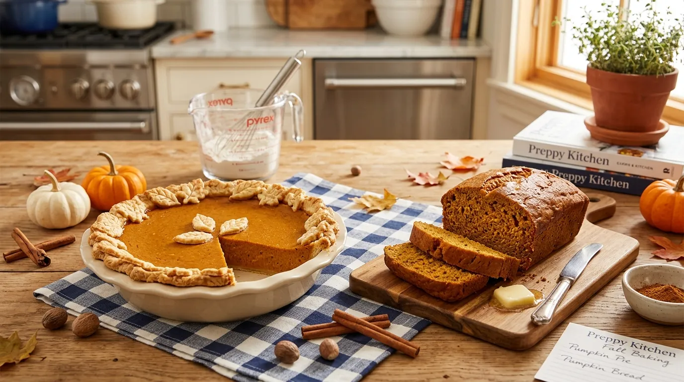 Preppy Kitchen Pumpkin Pie & Bread: Fall Baking Recipes You Will Love