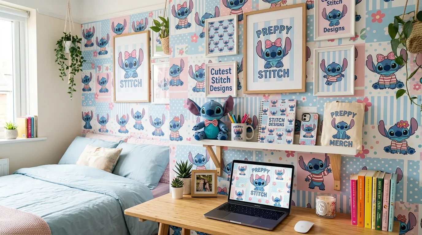 Preppy Stitch: The Cutest Preppy Stitch Designs, Wallpapers & Merch