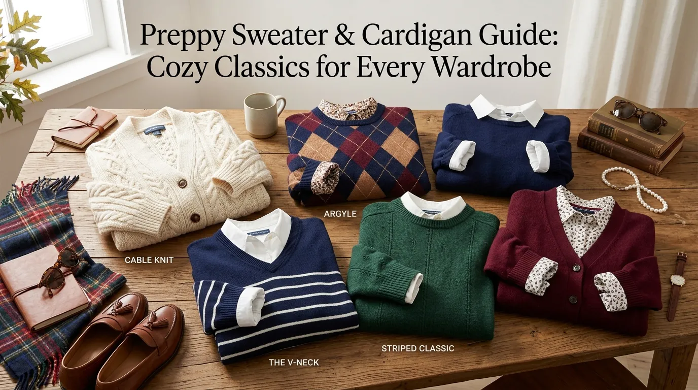Preppy Sweater & Cardigan Guide: Cozy Classics for Every Wardrobe