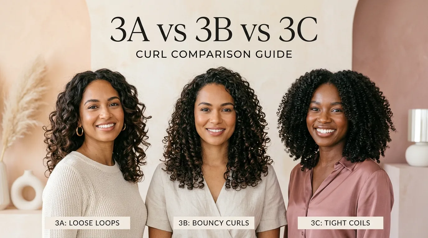 3A vs 3B vs 3C Hair: The Ultimate Curl Type Comparison Girls Actually Love 2026