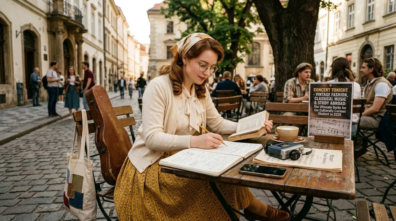 vintage fashion classical music study abroad