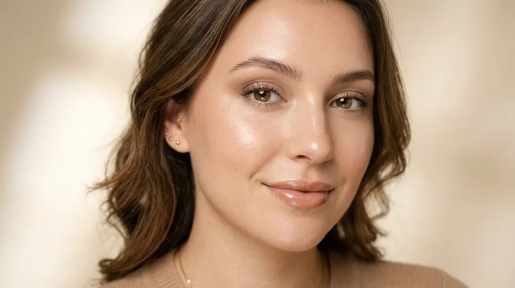 Back to school glow up natural makeup and skincare look