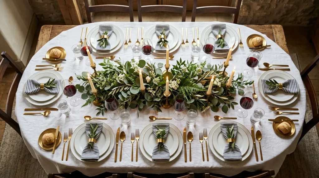 preppy dinner party etiquette table setting ideas