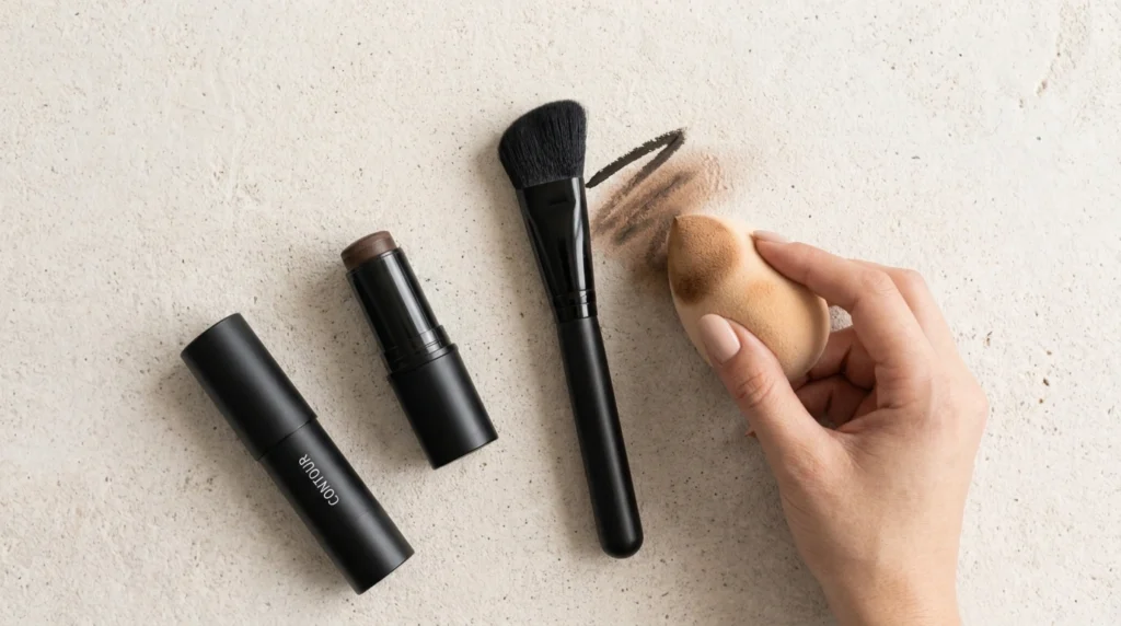 step by step contour routine tools and blending technique