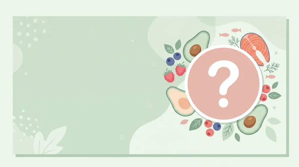 Frequently asked questions banner for the 7-day glow-up meal plan