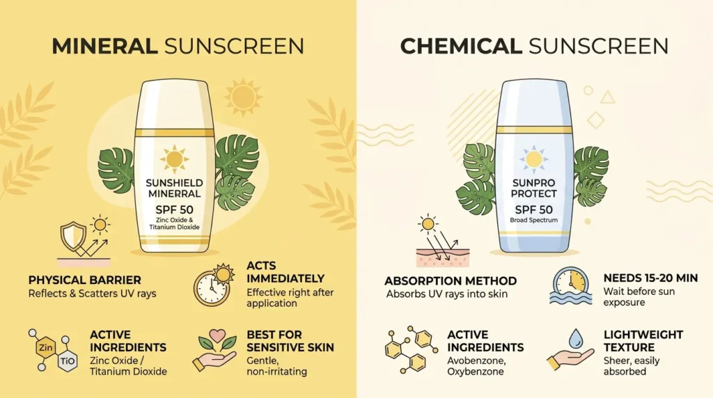  best spf for summer comparing mineral and chemical sunscreen for oily skin